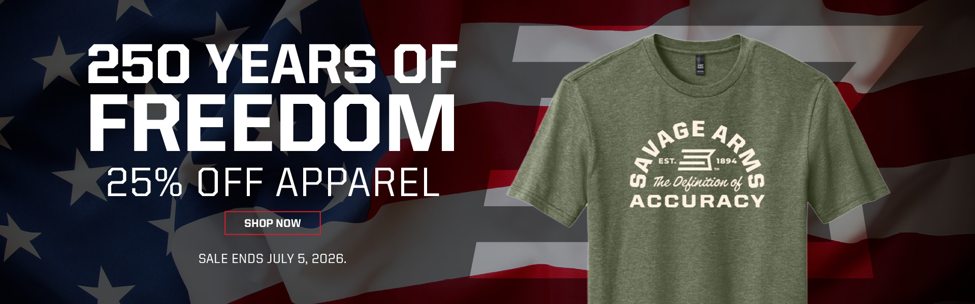 25% Off through 7.5.26.